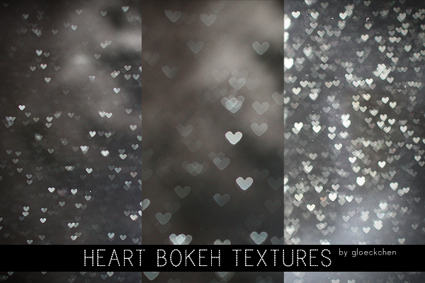 Heart-shaped Bokeh Texture Pack