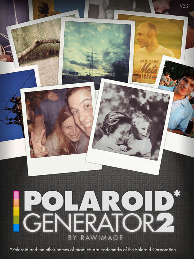 Polaroid Generator Action version 2.