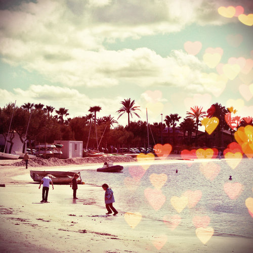 Bokeh Texture Beach